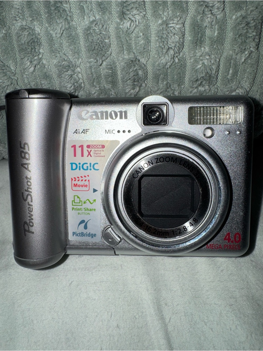 Canon PowerShot A85 4.0MP Digital Camera w/ Case, Strap & 128MB CF Card Works